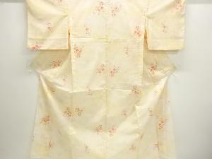 駒絽桔梗模様小紋着物